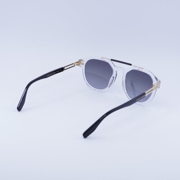 Marc Jacobs MARC 675/S 0900 9O Sunglasses Transparent/Gold Square Frame - Picture 3 of 10